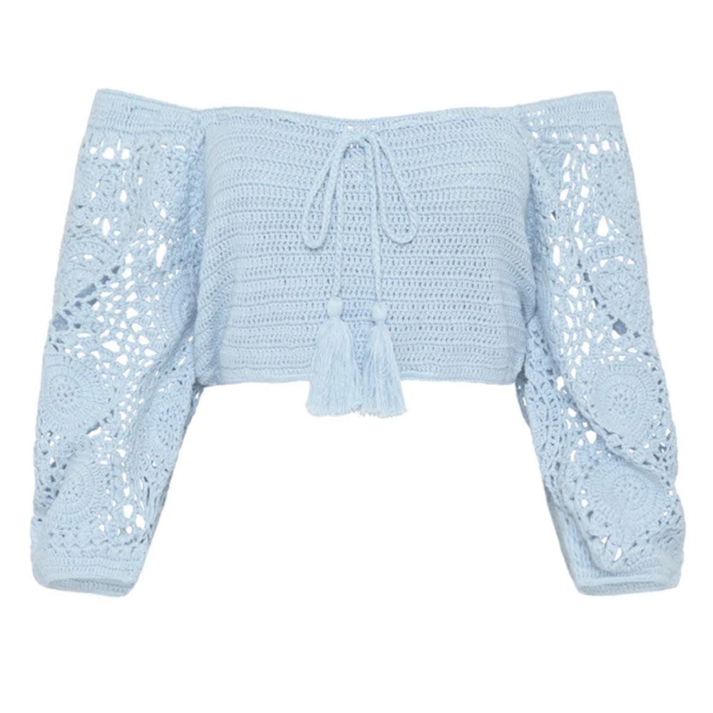 Brand new crochet top with tags